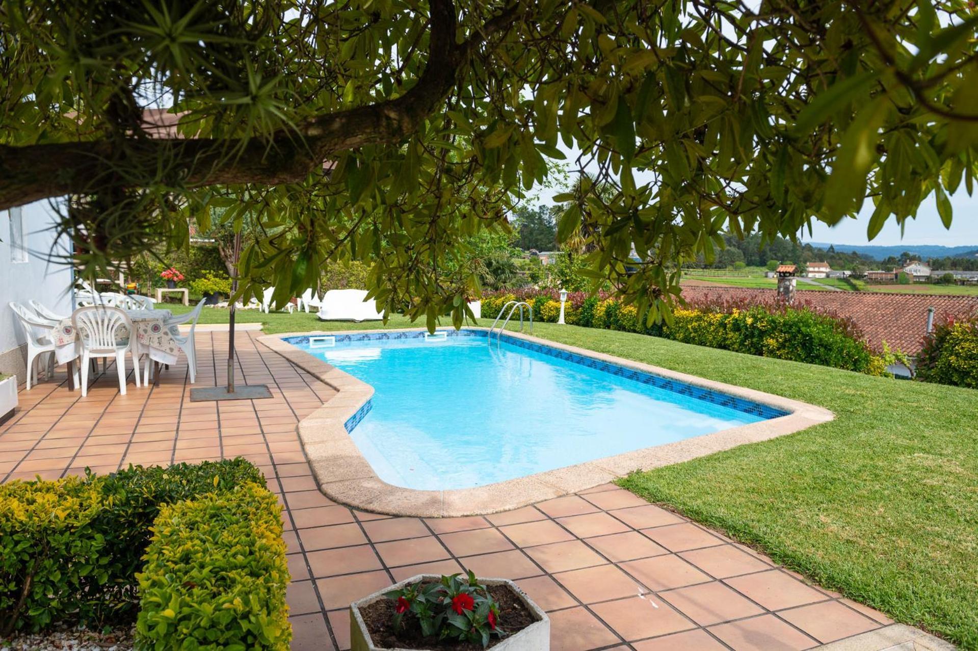 Casa Tarrio Con Piscina - Santiago De Compostela Villa Boqueixon Exterior foto